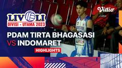 Putra: PDAM Tirta Bhagasasi Bekasi vs Indomaret - Highlights | Livoli Divisi Utama 2023