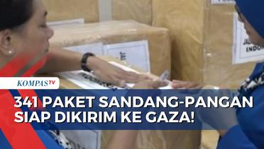 TNI AL Kumpulkan 341 Paket Bantuan Berisi Makanan, Pakaian, dan Selimut untuk Korban di Gaza!