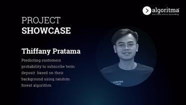 Algoritma Student Project Showcase | Thiffany Pratama | Cohort Gaia