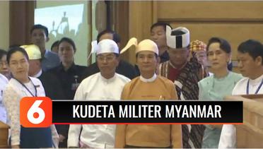 Kudeta Militer Resmi Terjadi di Myanmar, Presiden Wyin Mynt Ditahan | Liputan 6