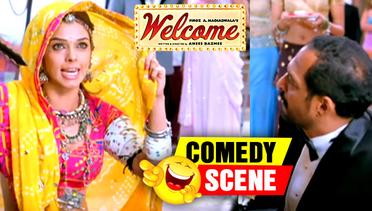 Mallika Sherawat Claims To Be The Wife Of Akshay | Comedy Scene | Welcome | Hindi Film | HD