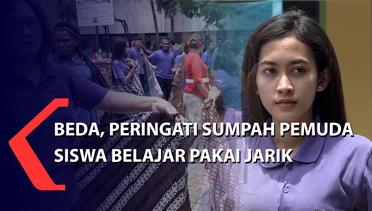 Beda, Peringati Sumpah Pemuda Siswa di Semarang Belajar Pakai Jarik