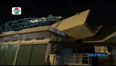 7 Orang Terluka Akibat Tertimpa Crane Proyek LRT Palembang - Patroli Siang