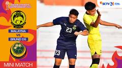 Malaysia vs Brunei DS - Mini Match | Asean Boys Championship U19 2024