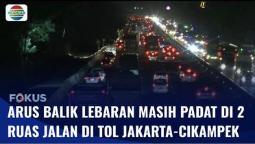 Arus Lalin di Dua Arah Tol Jakarta-Cikampek Padat, Kendaraan Besar Sudah Mulai Melintas | Fokus