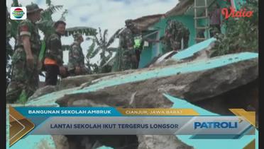 Sebuah Sekolah PAUD di Cianjur Ambruk Diterjang Angin Kencang - Patroli