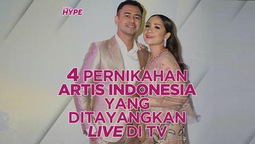 4 Pernikahan Artis Indonesia yang Disiarkan Langsung di Televisi