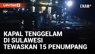 15 Orang Penumpang Tewas dalam Insiden Kapal Tenggelam di Buton Tengah Sultra