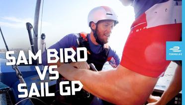 Sam Bird vs Sail GP! Formula E Driver Takes To The Sailing Waves