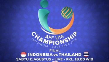 Saksikan Laga Final Timnas Indonesia U-16 Vs Thailand di Indosiar