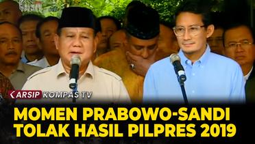 [FULL] Pernyataan Paslon Prabowo-Sandi Tolak Hasil Pilpres 2019 - ARSIP KOMPASTV