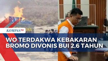 Manajer WO Terdakwa Kebakaran Bromo Divonis 2,6 Tahun Penjara dan Denda Rp3,5 Miliar