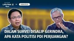 Hasil Survei: Gerindra Salip PDI Perjuangan. Apa Kata Politisi PDIP?