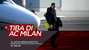 Tiba di AC Milan, Zlatan Ibrahimovic Pakai Nomor Punggung 21