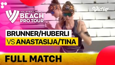 Full Match | Semifinals: Brunner/Huberli (SUI) vs Anastasija/Tina (LAT) | Beach Pro Tour Elite 16 Doha, Qatar 2023
