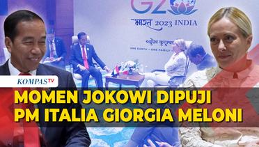 Momen Gaya Kepemimpinan Presiden Jokowi Dipuji PM Italia Giorgia Meloni