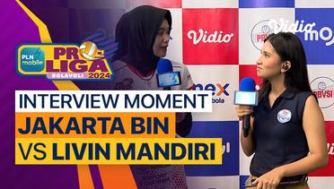 Wawancara Pasca Pertandingan | Putri: Jakarta BIN vs Jakarta Livin Mandiri | PLN Mobile Proliga 2024