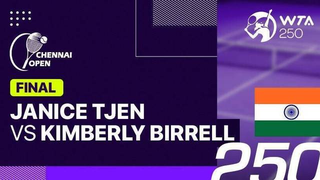 Final: Janice Tjen vs Kimberly Birrell - Full Match | WTA 250: Chennai Open 2025
