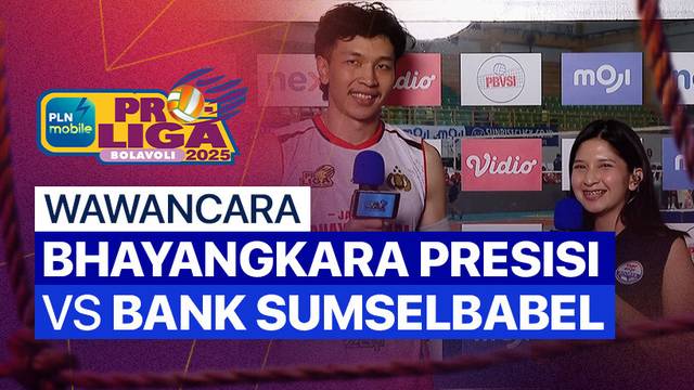 Wawancara Pasca Pertandingan| Putra: Jakarta Bhayangkara Presisi vs Palembang Bank SumselBabel | PLN Mobile Proliga 2025