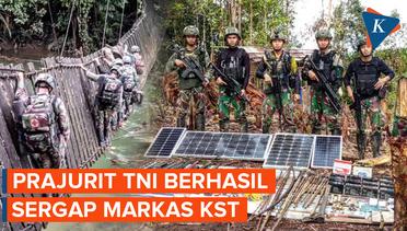 Bersenjata Lengkap! Prajurit TNI Berhasil Kuasai Markas KST Papua