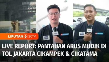 Live Report: Hari Kedua Lebaran, Pantauan Arus Mudik di Tol Jakarta-Cikampek & Cikatama | Liputan 6