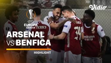 Highlight - Arsenal vs Benfica I UEFA Europa League 2020/2021
