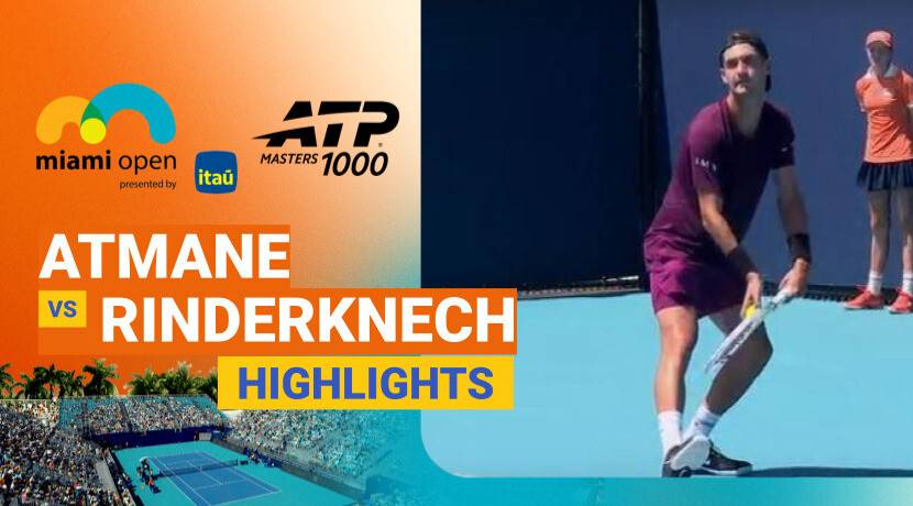 Terence Atmane vs Arthur Rinderknech - Round 2 (Court 5) | ATP 1000: Miami Open presented by Itau 2026
