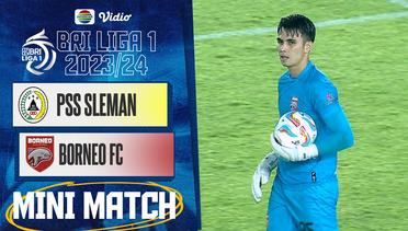 PSS Sleman VS Borneo FC Samarinda - Mini Match | BRI Liga 1 2023/24