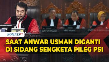 Saat Hakim MK Anwar Usman Digantikan Guntur Hamzah di Sidang Sengketa Pileg Perkara PSI