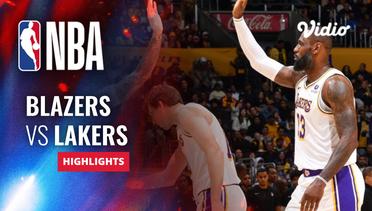 Portland Trail Blazers vs LA Lakers- Highlights | NBA Regular Season 2023/24