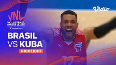 Match Highlights | Brasil vs Kuba | Men’s Volleyball Nations League 2023