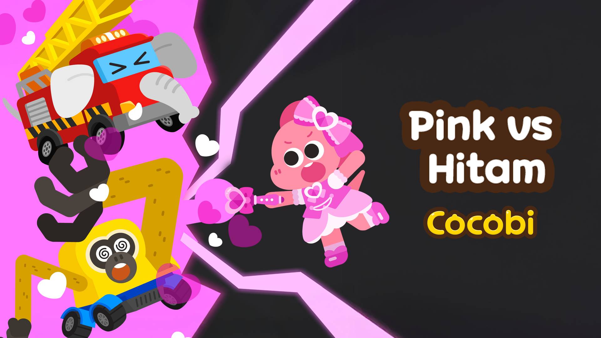 Cocobi - Cocobi Pink vs Hitam