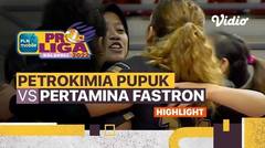 Highlights | Final Four: Gresik Petrokimia Pupuk Indonesia vs Jakarta Pertamina Fastron | PLN Mobile Proliga Putri 2022
