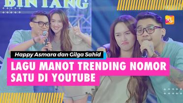 8 Potret Romantis Happy Asmara dan Gilga Sahid di Lagu Manot Trending Nomor Satu di Youtube