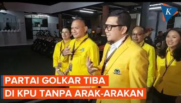 Partai Golkar Tiba di KPU, Daftarkan Kader Sebagai Bacaleg Untuk Pemilu 2024