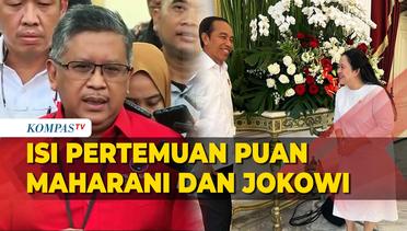 Hasto PDIP Ungkap Isi Pertemuan Jokowi dan Puan Maharani di Istana