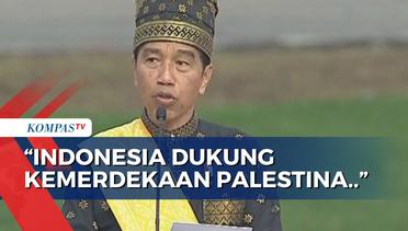 Pidato Jokowi di Peringatan Hari Lahir Pancasila: Indonesia Dukung Kemerdekaan Palestina