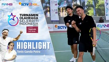 Raffi Ahmad - Mystery Guest VS Rezky Aditya - Tanta Ginting | Highlights Tenis Ganda Putra | Turnamen Olahraga Selebriti Indonesia