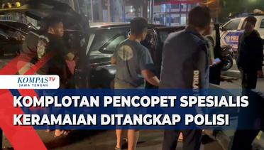 Komplotan Pencopet Spesialis Keramaian ditangkap Polisi