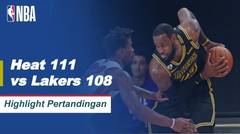Match Highlight | Miami Heat 111 vs 108 Los Angeles Lakers | NBA Playoff Season 2019/20