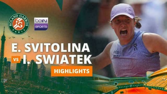 Elina Svitolina vs Iga Swiatek - Highlights | Roland Garros 2025