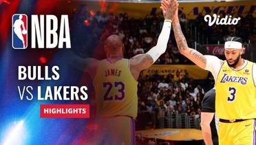 Chicago Bulls vs LA Lakers - Highlights | NBA Regular Season 2023/24