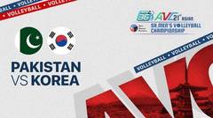 Full Match | Pakistan vs Korea | Asian Men's Volleyball Championship 2021