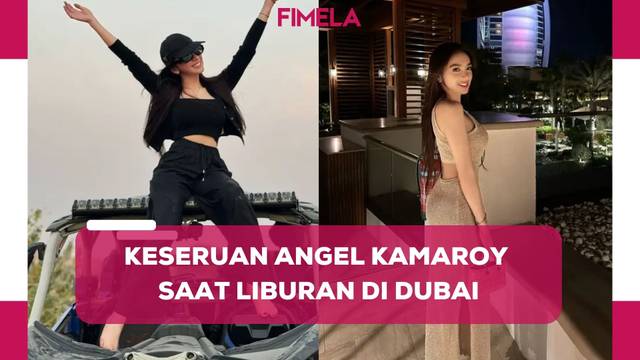 Potret Angel Karamoy Liburan di Dubai, Tampil Cantik dan Elegan