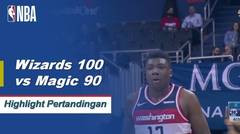NBA I Cuplikan Pertandingan : Wizards 100 vs Magic 90