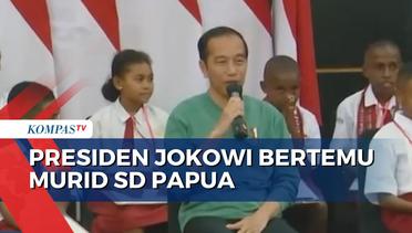 Bertemu Jokowi, Murid SD di Papua Tanya Alasan Ibu Kota Negara Pindah ke Kalimantan