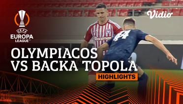 Olympiacos vs Backa Topola - Highlights | UEFA Europa League 2023/24