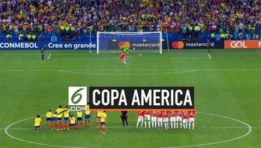 Chile Menang Adu Penalti 5-4 Atas Kolombia