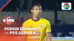 Highlights - Persib Bandung 2 vs 1 PSS Sleman | Shopee Liga 1