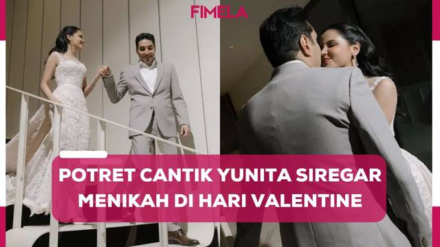 Potret Yunita Siregar Menikah di Hari Valentine, Tampil Bak Cinderella dengan Ball Gown Putih